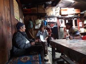 LED solar light distribution, Bhulbule – LED Solu Khumbu Trek, April/May 2016