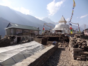 Earthquake damage, Ghat – LED Solu Khumbu Trek, April/May 2016