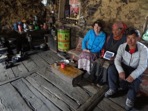 LED solar light distribution, checks and repairs, Thame valley - LED Solu Khumbu Trek, April/May 2016