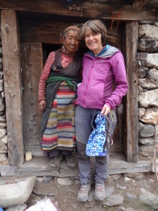 LED solar light checks, Bhote Kosi valley - LED Solu Khumbu Trek, April/May 2016